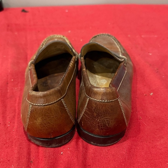 Martin Dingman brown Leather Slip-On Loafers - Picture 5 of 6